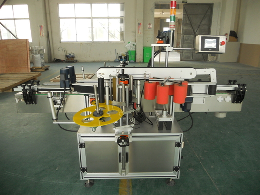 Glass Round Bottle Adhesive Sticker Labeling Machine 220V / 380V 800W High Efficiency