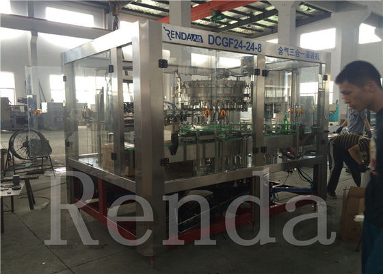Automatic Carbonated Drink Filling Machine Gas Beverage Equipment For CO2 Water Juice