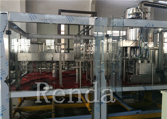 Carbonated Drink Filling Beverage Bottling Equipment With CO2 Glass Bottle PET Bottle