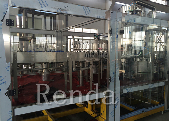 Carbonated Drink Filling Beverage Bottling Equipment With CO2 Glass Bottle PET Bottle