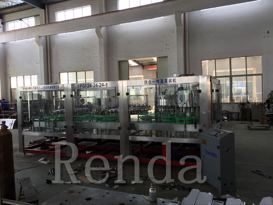 750ml 2000 BPH Beer Filling Machine , CE Beer Canning Equipment SUS304 380V