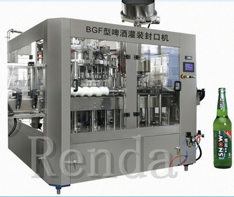 Full Automatic Wine Bottle Beer Filling Machine For Beer Canning / Bottle Packaging