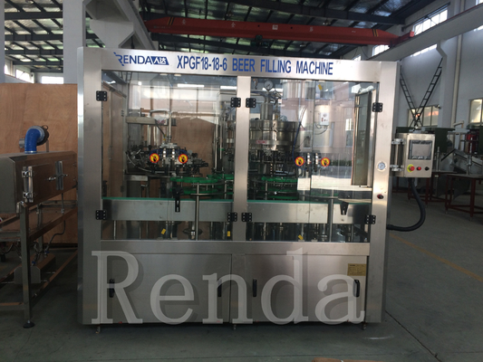 CE Approval Glass Beer / Can Beer Filling Machine Bottle Filler Stainless Steel Material