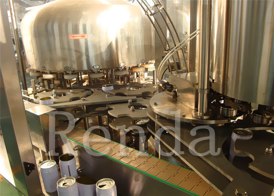 Carbonated Can Filling Machine Electric Driven Beverage Soda Bottling Equipment