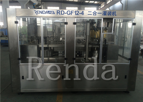 Aluminum Can / PET Can Filling Machine High Speed 1.67KW 1 Year Warranty