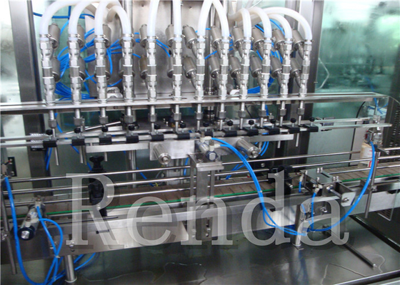Automatic Linear Edible Cooking Oil Filling Machines 380V CE ISO Certificate