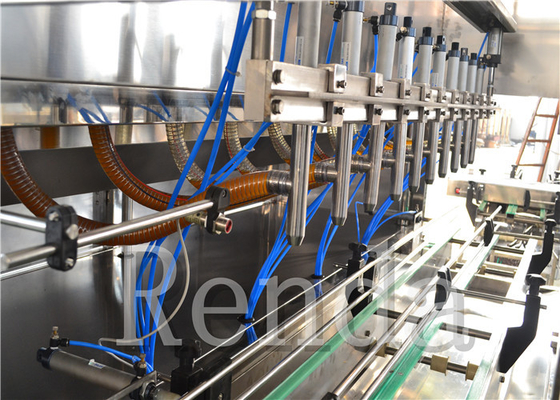 Glass Bottle / Pet Bottle Cooking Oil Filling Machines 380V 220V PLC Process Control