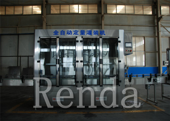 Pet Bottled Linear Type Edible Oil Filling Machines Oil Bottle Capping Machine