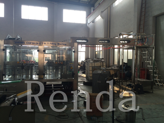 Beverage Drinking Water / Mineral Water Bottle Filling Machine 6.68kw 6000 - 8000 BPH 330-2000ml