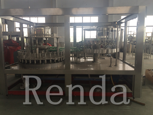 Beverage Drinking Water / Mineral Water Bottle Filling Machine 6.68kw 6000 - 8000 BPH 330-2000ml