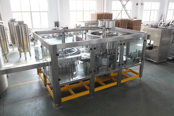 330ml Beverage Filling Machine PET Bottle Washing Filling Capping Machine 3.8KW