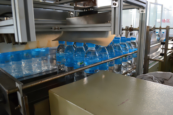 Mesin Kemasan Otomatis Khusus untuk Botol Kaca / Botol PET 16KW 220V / 380V