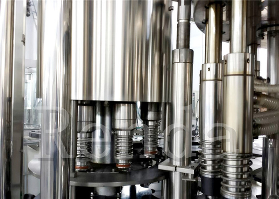 Mesin Capping Mengisi Anggur Anggur Capping 3 - IN -1 Untuk Grape Juice / Apple Juice