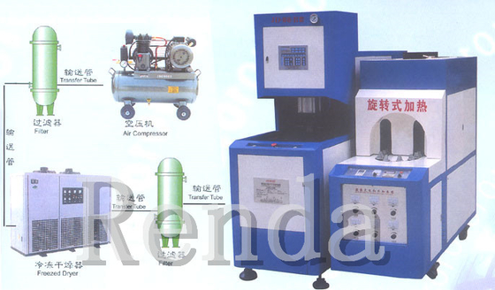 18.9L Semi-otomatis Mesin Peniup Botol PET Mesin Blow Blow Plastik