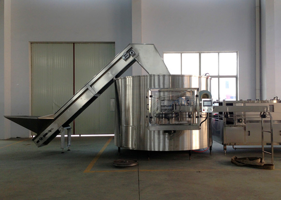 Mesin Packing Botol Kecepatan Tinggi Unscrambler Botol Dengan Stainless Steel 380V